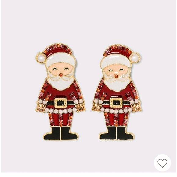 Sugarfix by Baublebar Santa Claus Drop Earrings NWT - Picture 3 of 6